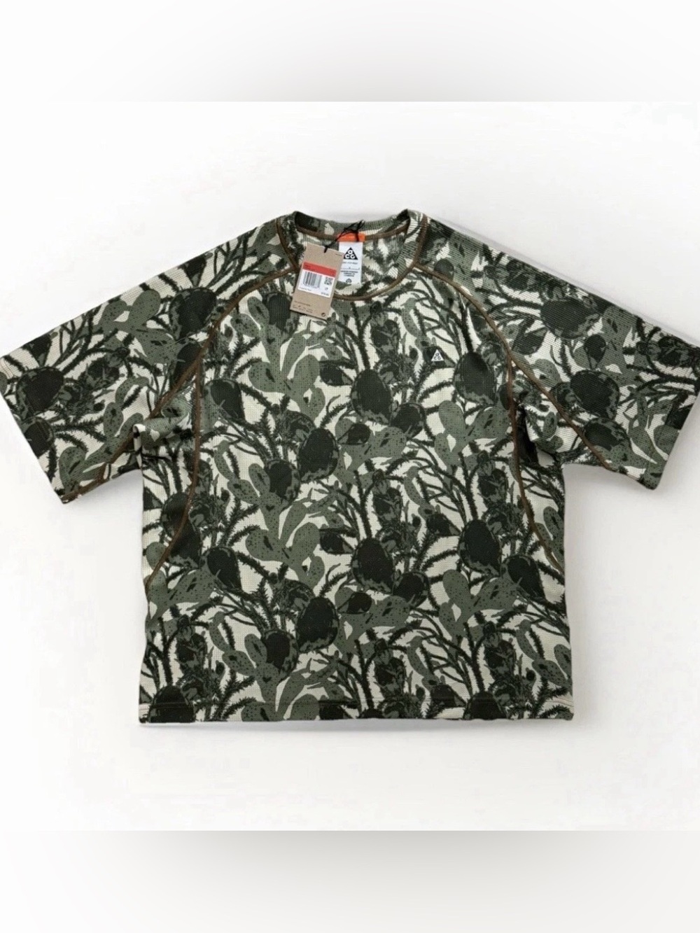 Nike ACG Dri-Fit ADV Chinati Short Sleeve Top Shirt Green